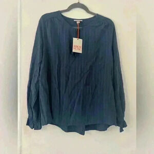 NWT Knox Rose flowy deep teal top size M (S115)